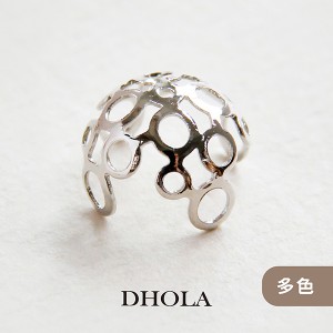 【多色】中洞空心四片連線圓(銅)花托