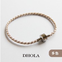 316不鏽鋼手環-19CM-圓扣圓形硬式-玫瑰金