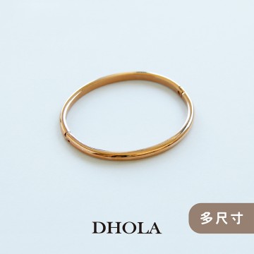 【多尺寸】316不鏽鋼手環-可開式硬環-玫瑰金