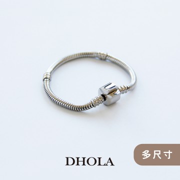 【多尺寸】316不鏽鋼手環-固定扣軟式手鍊