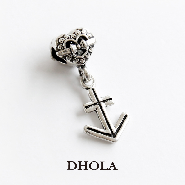 縷空蝴蝶結愛心孔珠+射手符號