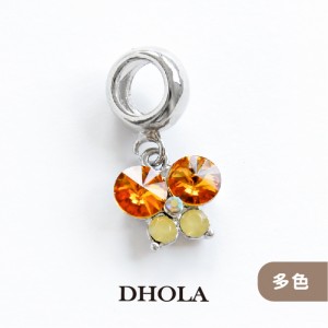 【多色】雙層滴油菊花中加彩鑽+大孔管珠