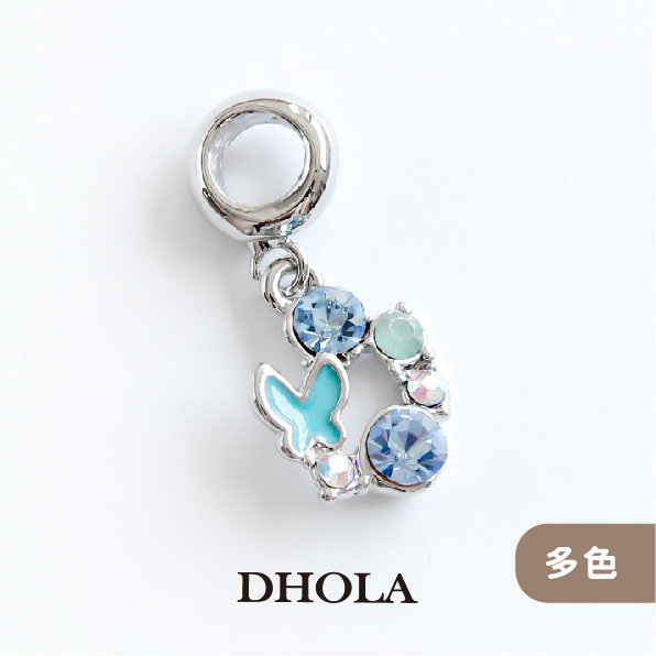 【多色】滴油蝶展翅星空+大孔管珠