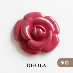 【多色】貼飾立體山茶花