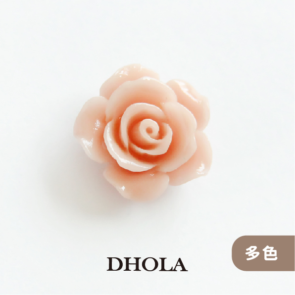 【多色】15mm珊瑚玫瑰花