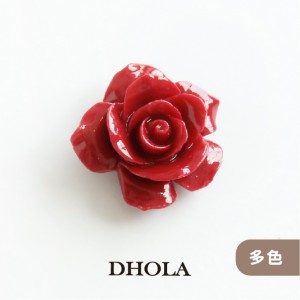 【多色】條紋五瓣花厚樹脂貼片