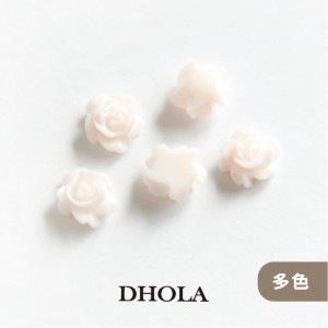 【多色】5mm捲心玫瑰花樹脂珠