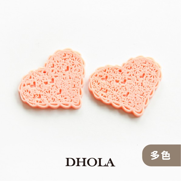 【多色】亮粉兔耳蝴蝶結樹脂珠