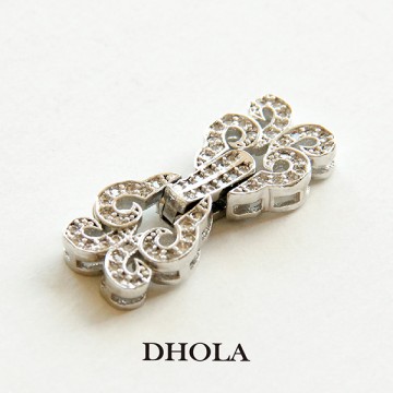 24*10MM鑲鑽縷空綿羊錶帶扣