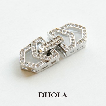 27*10MM鑲鑽箭頭縷空錶帶扣