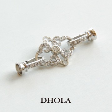 38*16MM中鑲鑽盤結錶帶扣