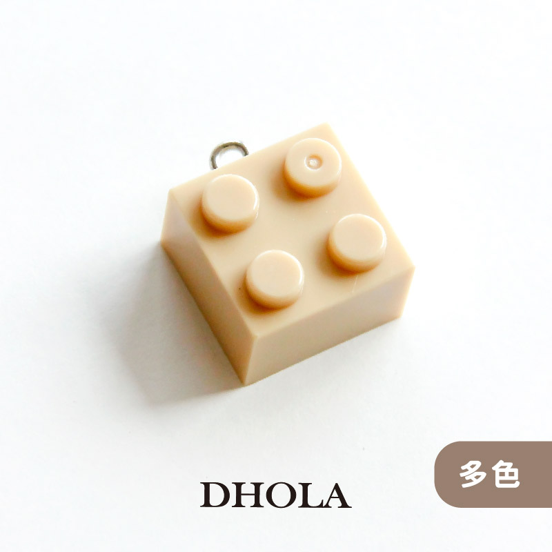 【多色】單耳2x2點正方積木