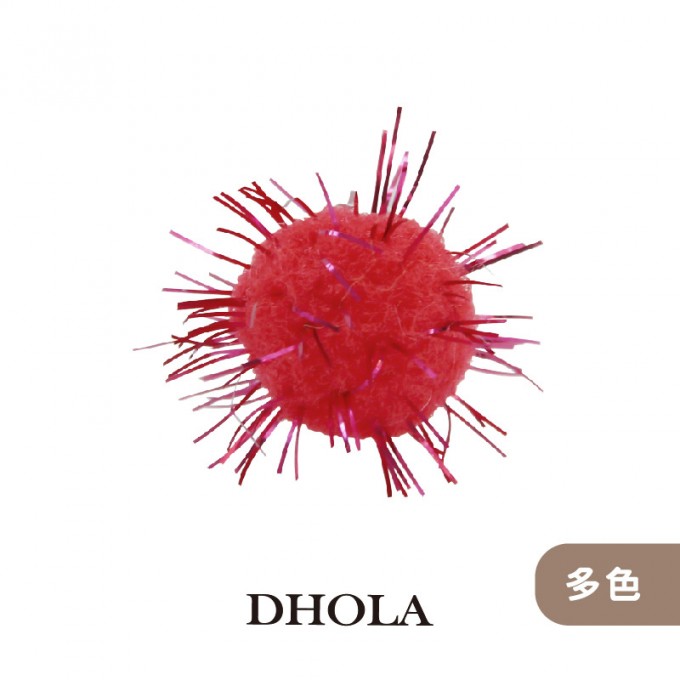 【多色】15MM金蔥毛球