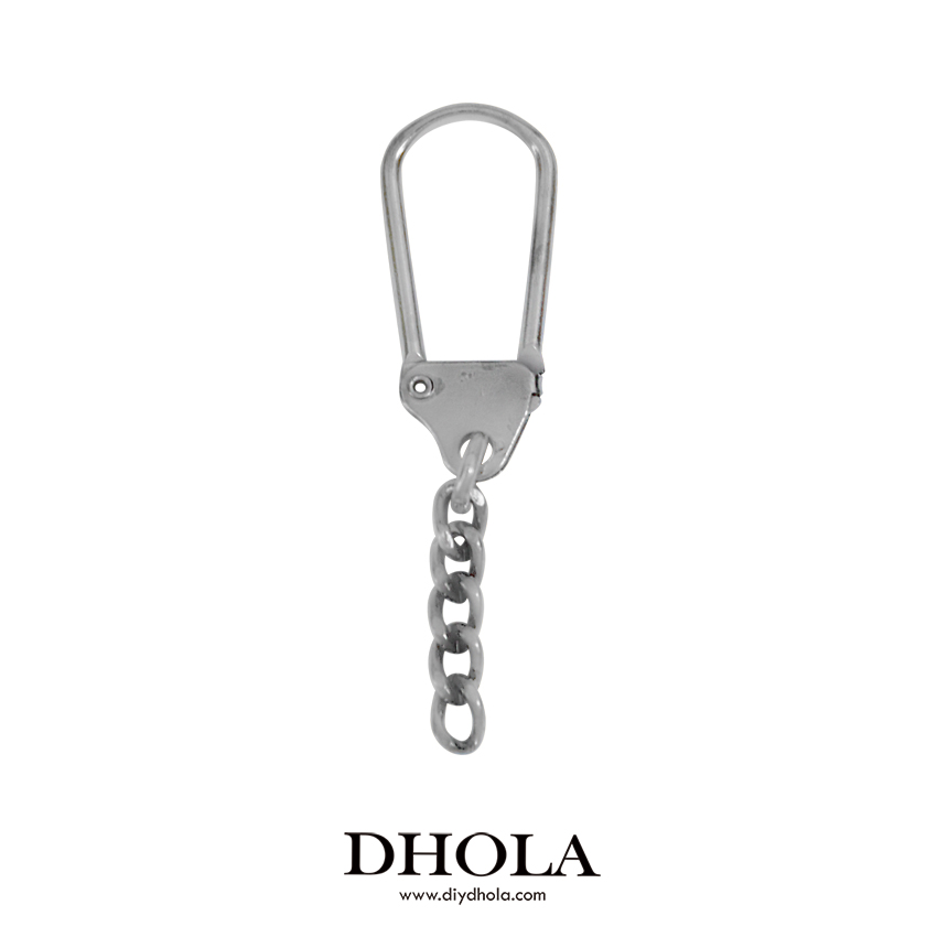 【5色】33MM U型壓扣+鍊 - 鑰匙圈