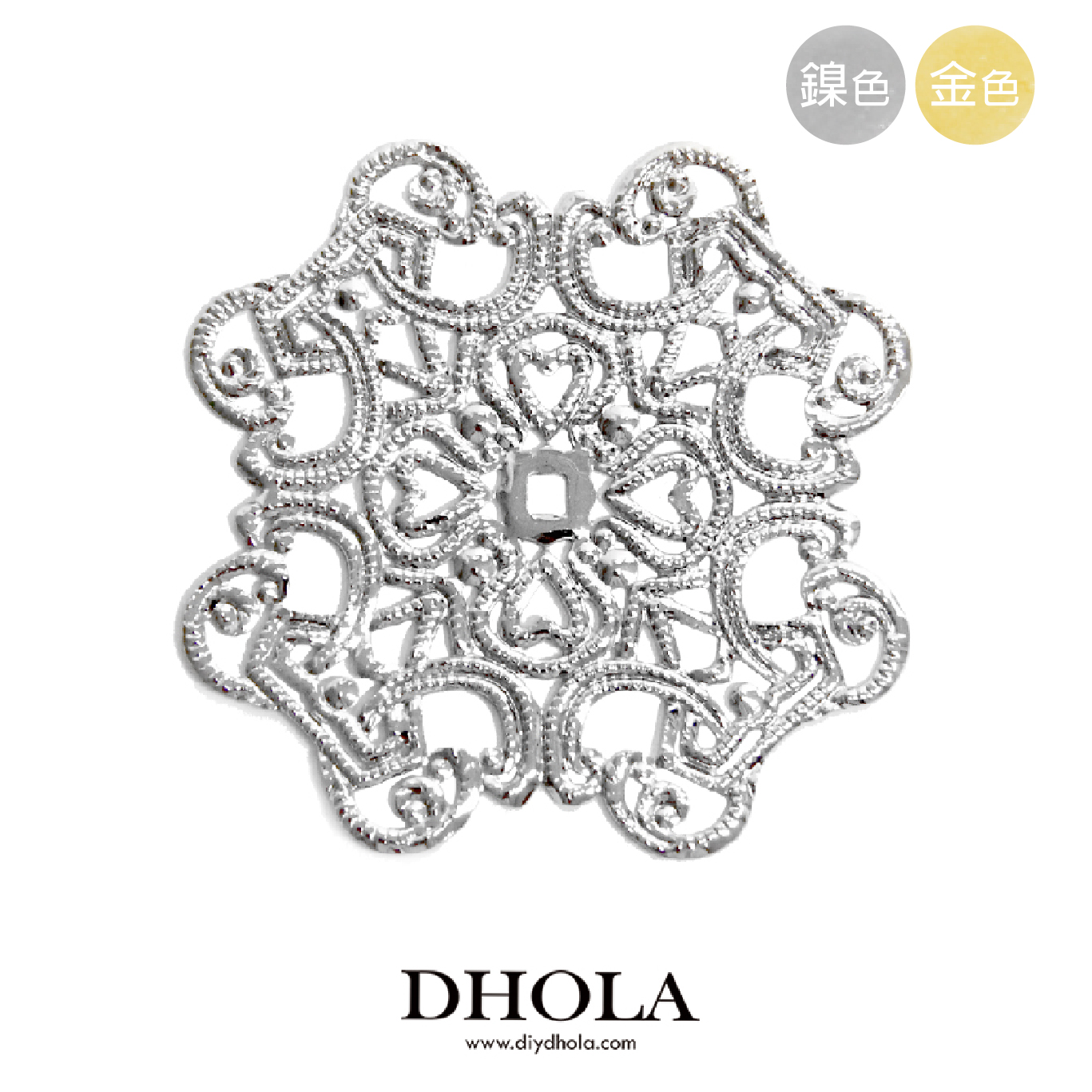 40*40MM【八角刻花】銅片