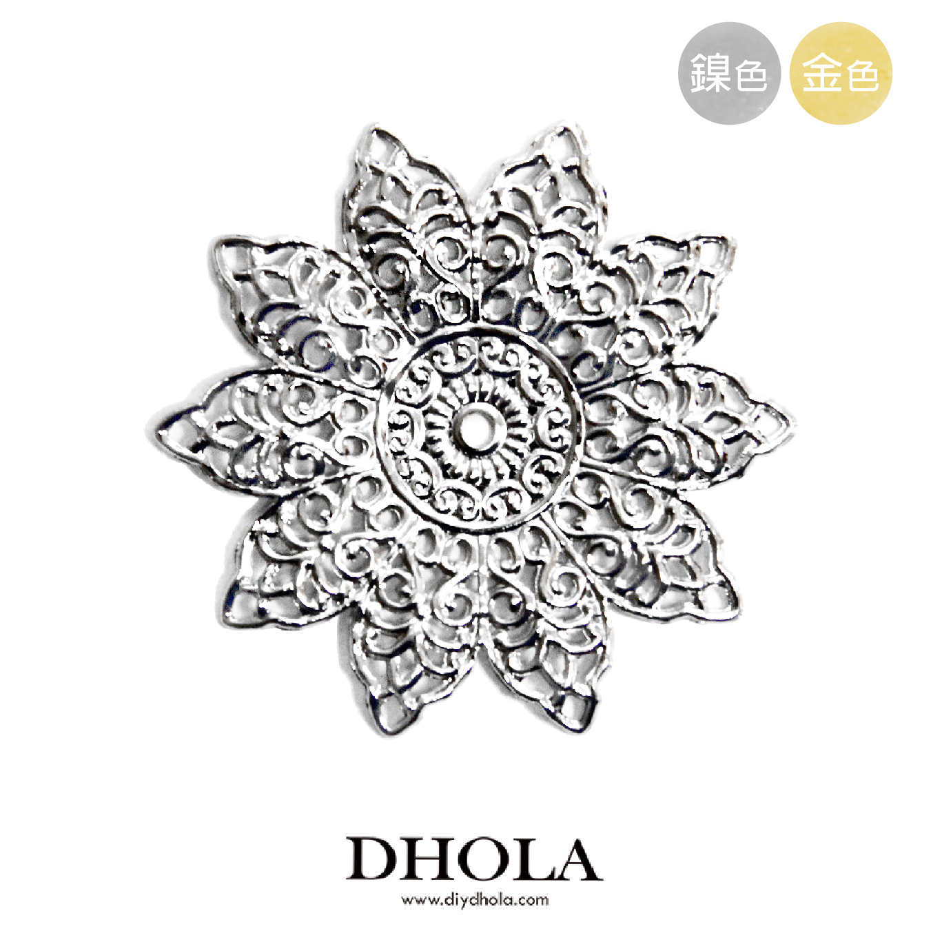 35*35MM【雕花方形邊框】銅片