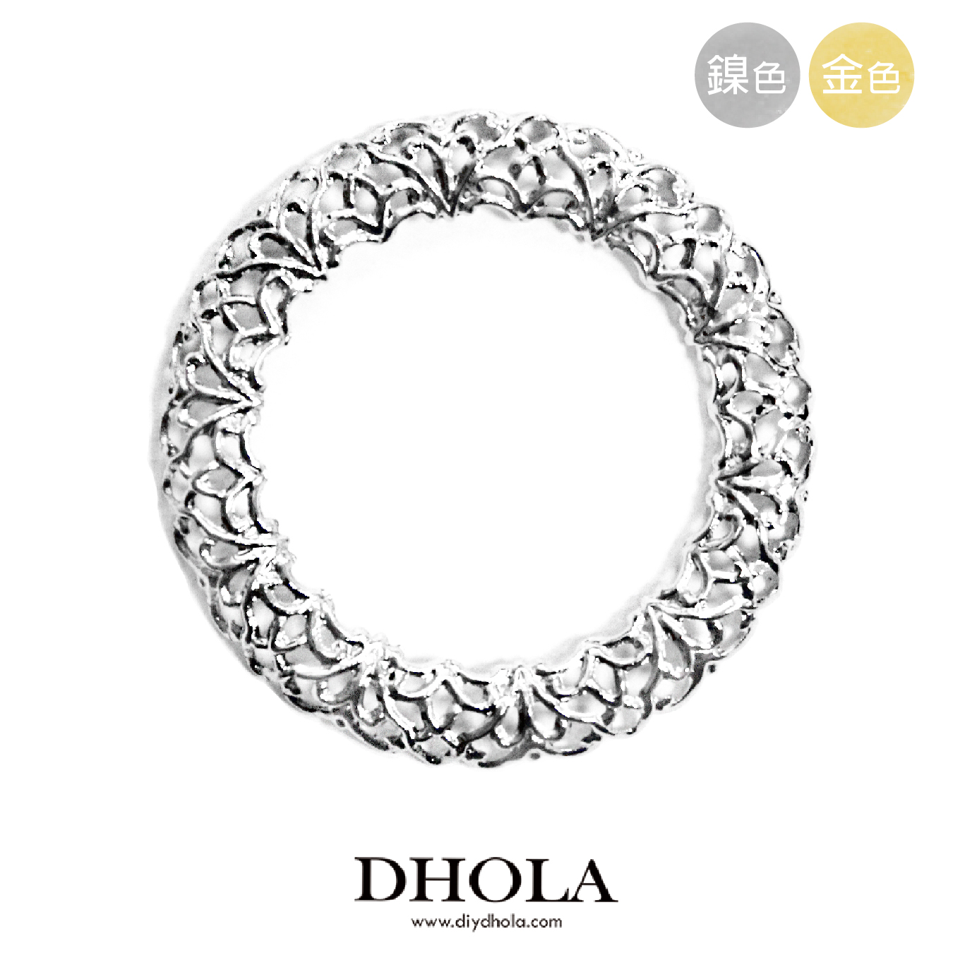 41*41MM【立體扇花】銅片