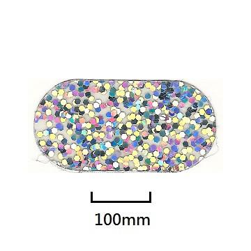 金蔥粉-1/128 五彩螢光桔紅 R610