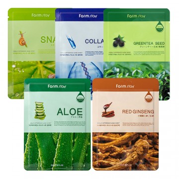 【任選兩件5折】五入面膜組合