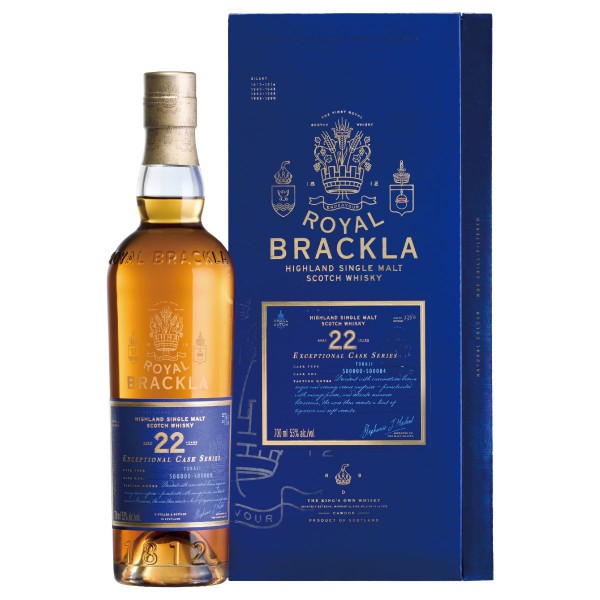Royal Brackla 22年 傑出桶陳 匈牙利托卡依貴腐甜酒桶 非冷凝過濾 高地區 單一酒廠 純麥 威士忌
