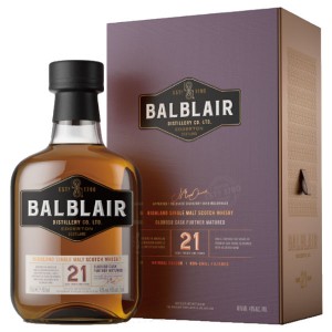 Balblair 21年 波本/雪莉 非冷凝過濾
