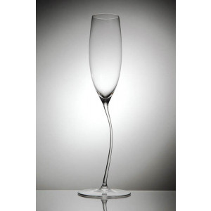 斯洛伐克 手工系列 Cassiopeia 歪歪香檳杯 240ml x2