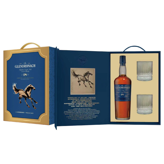 格蘭多納Glendronach 18年聯名徐悲鴻限定威士忌禮盒【2026 金馬歡聚
