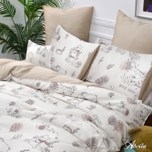 英國Abelia Winnie the Pooh《楓糖維尼》雙人天絲被套