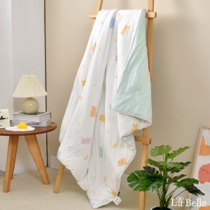 法國CASA BELLE《淡雅淨色》天絲床包枕套組(共五色)-藍色