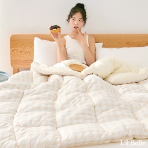 義大利La Belle《簡約純色》加大天絲床包枕套組-灰色