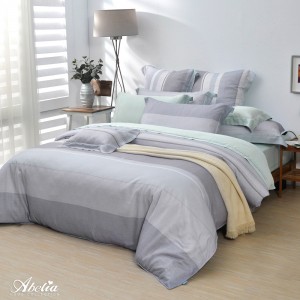 英國Abelia《清雅如墨》天絲木漿纖維四件式兩用被床包組