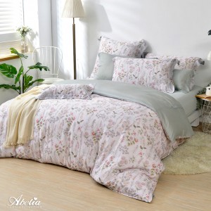 英國Abelia《芳草萋萋》天絲木漿纖維四件式兩用被床包組