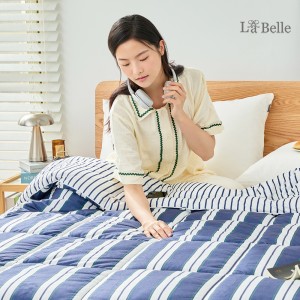 (網路獨家)義大利La Belle《星際恐龍》韓國水洗棉X雲朵絨可水洗溫控好眠冬被--雙人