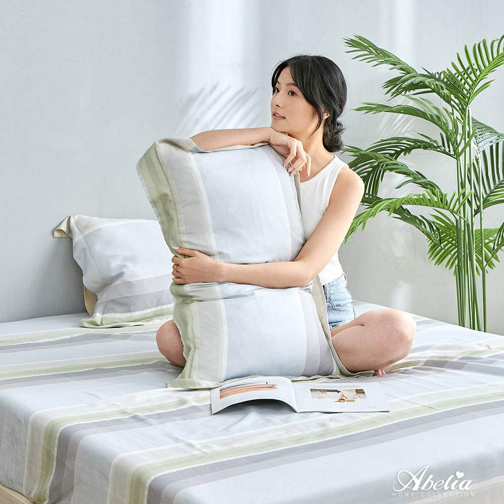 英國Abelia《斯柏格》天絲木漿纖維床包枕套組