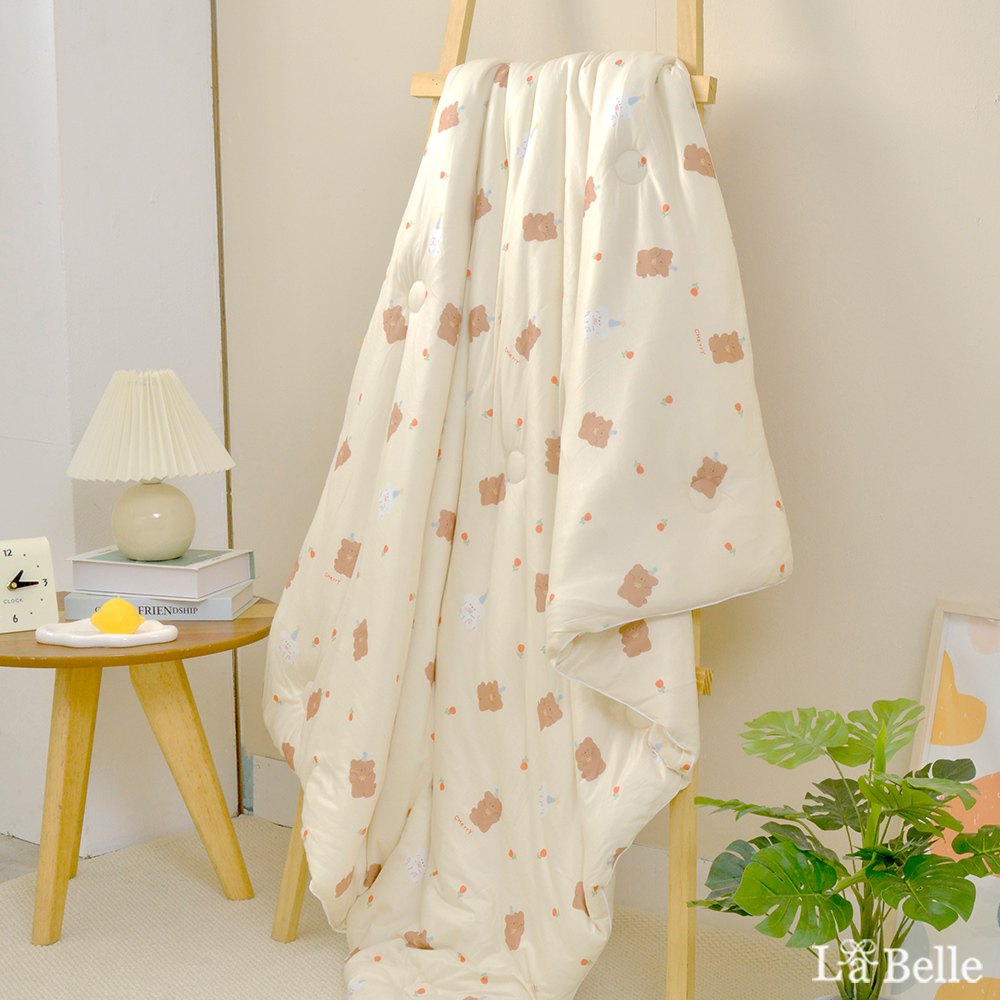 義大利La Belle《萌萌熊》海島針織兒童防蟎抗菌暖暖被105*135CM