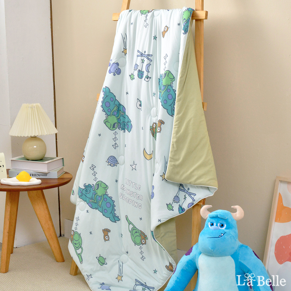 義大利La Belle《Disney-怪獸檸檬塔》活性益生菌抗敏365天兒童懶懶被--100*120cm