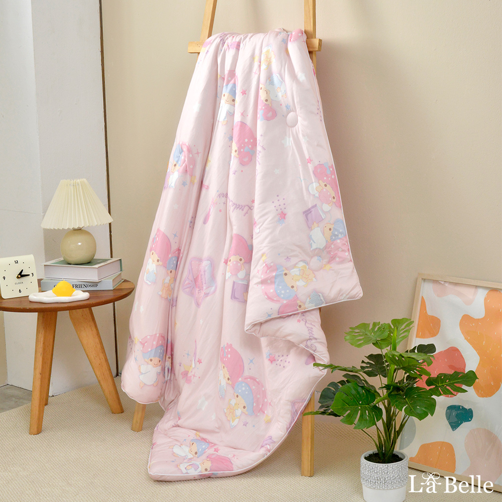 義大利La Belle《Sanrio-雙星仙子甜美夢境》海島針織兒童防蟎抗菌暖暖被105*135CM