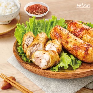 燒烤雞肉捲