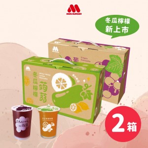 【MOS摩斯漢堡】蒟蒻禮盒2箱 (葡萄/檸檬/鳳梨蘋果/冬瓜檸檬)