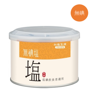 【台鹽】無碘鹽（300g/罐）｜單罐/24罐箱購
