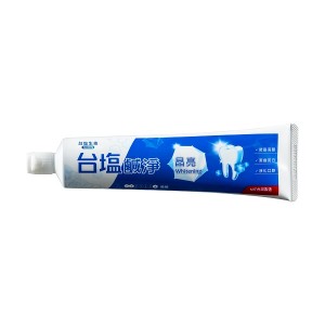 【台鹽】台塩 鹹淨 晶亮牙膏 (150g/條)x2條