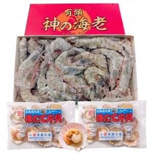 【天馳】生食級-日本MSC鮪魚丁500g(1包)+無卵熟凍帆立貝S-1KG(1包)