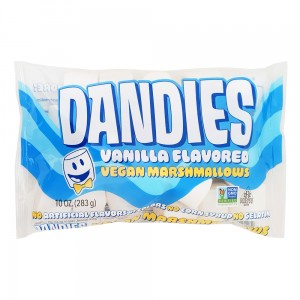 【DANDIES】美國丹迪斯純素棉花糖 (經典香草口味)(大顆)(283g)