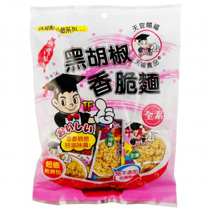 【天福】小博士全素黑胡椒香脆麵 (234g)