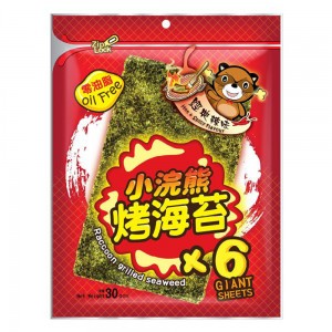 【稑禎】泰國小浣熊烤海苔 (經典辣味6片入) (30g)