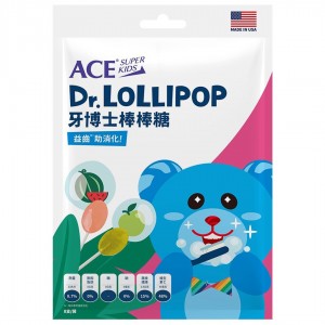 【ACE】SUPER KIDS 牙博士棒棒糖 (60g/8支裝/西瓜4 + 青蘋果4)