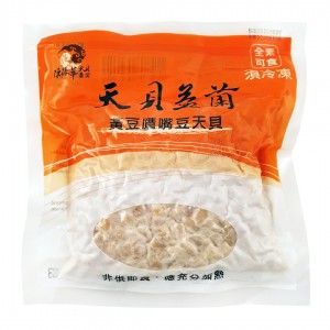 【台灣天貝】(冷凍食品) 黃豆鷹嘴豆益菌新鮮天貝 (300g)