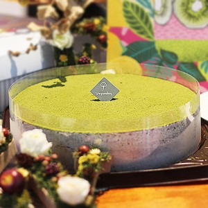 【Veganday 瑪登布魯】抹茶黑芝麻慕斯旦糕 (8吋/6吋)