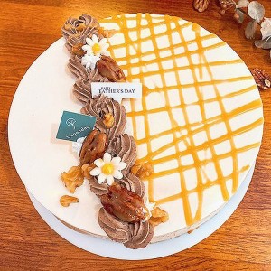 【Veganday 瑪登布魯】海鹽焦糖摩卡旦糕 (8吋)