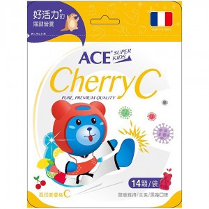 【ACE】SUPER KIDS 機能Q維他命C軟糖(39.2g)(西印度櫻桃口味14顆入)